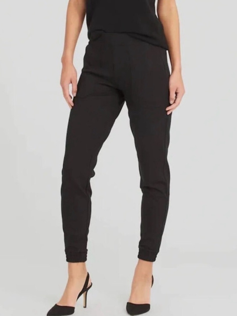 Spanx | Black Joggers / Knit Pants SZ L